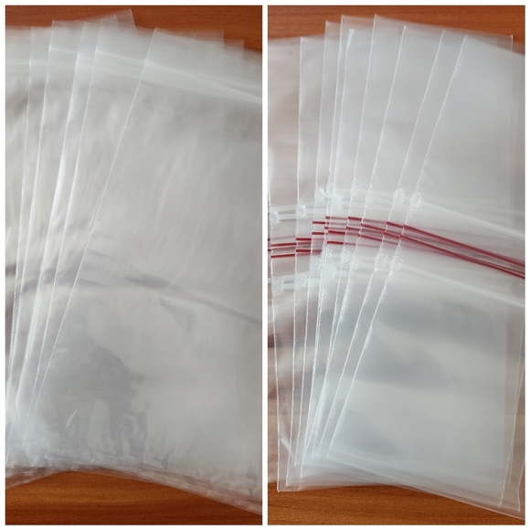 Other - ✨️20 Clear Plastic Zip Top Reusable Shipping or Dust Bags✨️